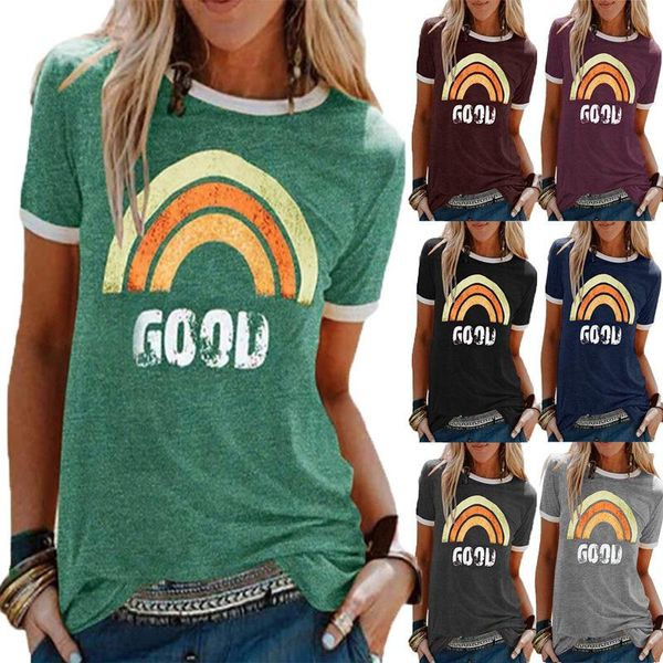 men's t-shirts spring and summer of 2021 the european american woman jacket good rainbow pattern printing round collar short sleeve t-s, White;black
men's t-shirts spring and summer of 2021 the european american woman jacket good rainbow pattern printing round collar short sleeve t-s, White;black