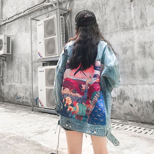 women's jackets summer patch back image of cartoon jacketes woman lapel temperament fashion common 2l7q, Black;brown
women's jackets summer patch back image of cartoon jacketes woman lapel temperament fashion common 2l7q, Black;brown