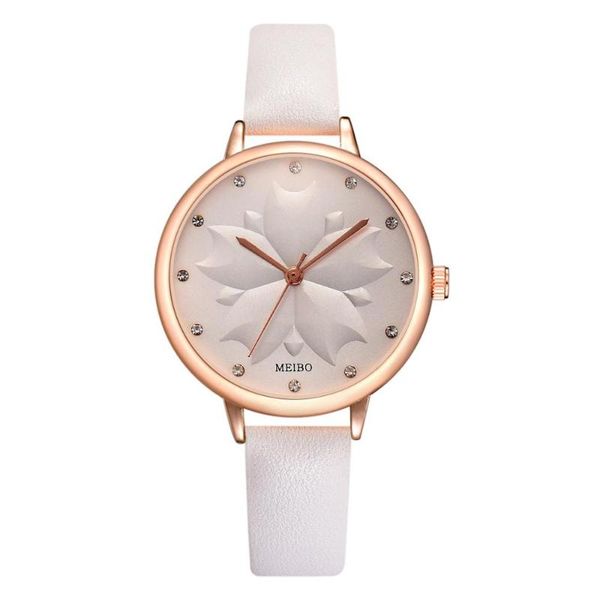 fashion womenes romantic embossed flowers dial watch casual leather rhinestone business relogio feminino wristwatches, Slivery;brown
fashion womenes romantic embossed flowers dial watch casual leather rhinestone business relogio feminino wristwatches, Slivery;brown