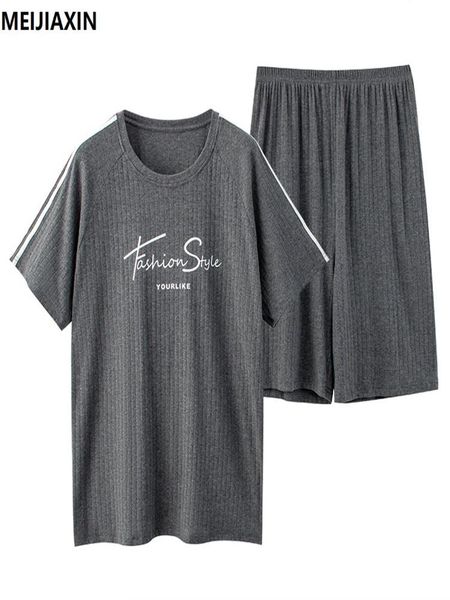 men's sleepwear est l-4xl pajamas set cotton men summer short sleeve round neck clothing, Black;brown
men's sleepwear est l-4xl pajamas set cotton men summer short sleeve round neck clothing, Black;brown
