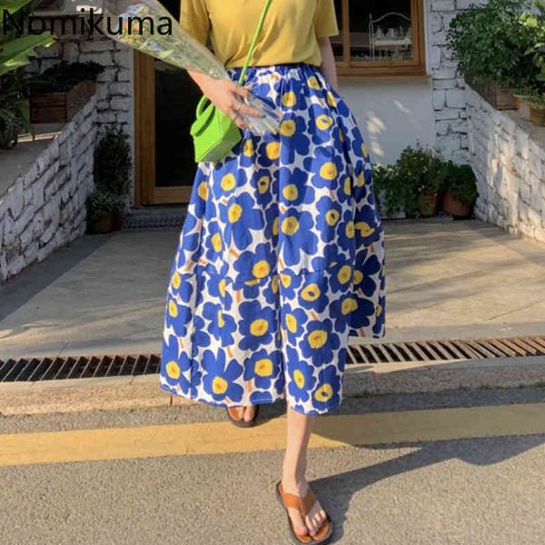 nomikuma summer women skirts jupe femme flower printed stretch high waist a line midi skirt fashion casual sweet faldas 210514, Black
nomikuma summer women skirts jupe femme flower printed stretch high waist a line midi skirt fashion casual sweet faldas 210514, Black