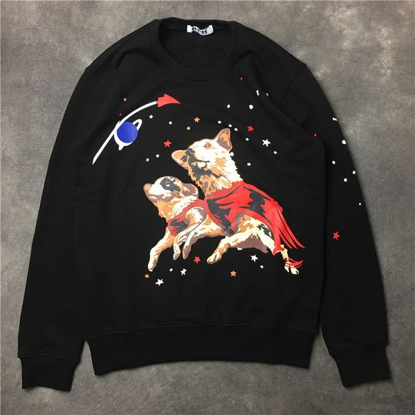men's hoodies & sweatshirts hoodie, made of cotton and veet, star space dog print, men's 19ss, thick, polar lining, type e69, Black
men's hoodies & sweatshirts hoodie, made of cotton and veet, star space dog print, men's 19ss, thick, polar lining, type e69, Black