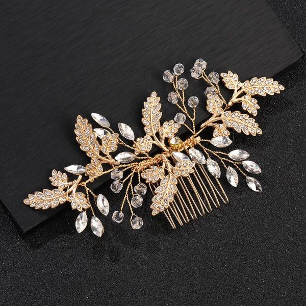 hair clips & barrettes women side combs leaves shaped glass bridal glittery alloy accessories for bride wedding ml, Golden;silver
hair clips & barrettes women side combs leaves shaped glass bridal glittery alloy accessories for bride wedding ml, Golden;silver