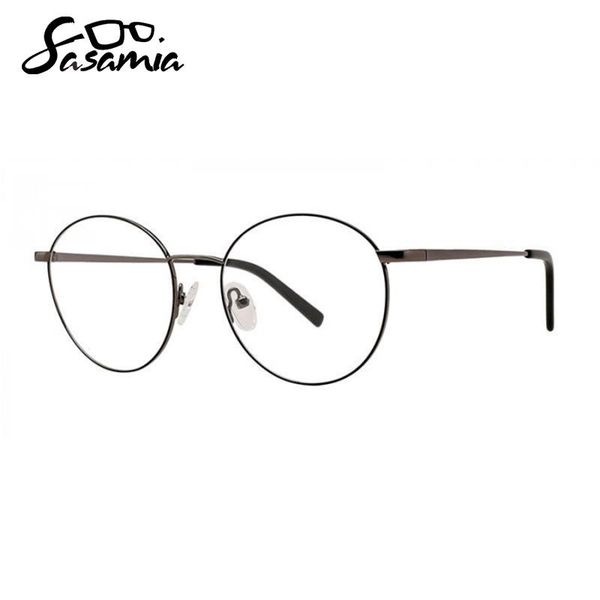 fashion sunglasses frames sasamia blue light filter glasses for women men metal round spectacle male optical clear lens female eyeglasses mw, Black
fashion sunglasses frames sasamia blue light filter glasses for women men metal round spectacle male optical clear lens female eyeglasses mw, Black
