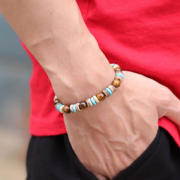 charm bracelets natural stone bracelet men women volcanic rock tiger eye beaded braslet vintage wood strand braclet yoga meditation jewelry, Golden;silver
charm bracelets natural stone bracelet men women volcanic rock tiger eye beaded braslet vintage wood strand braclet yoga meditation jewelry, Golden;silver