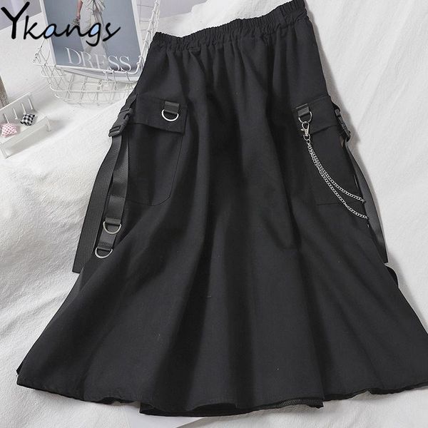 skirts harajuku high waist loose a-line cargo skirt women pocket solid midi long black fashion korean hip hop chain streetwear
skirts harajuku high waist loose a-line cargo skirt women pocket solid midi long black fashion korean hip hop chain streetwear