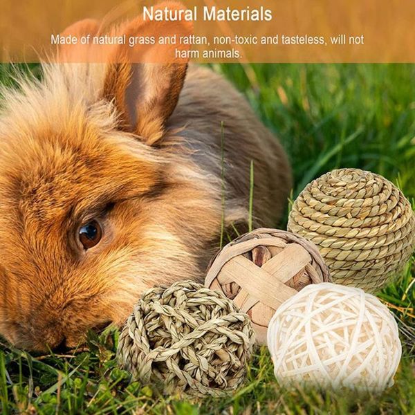 small animal supplies 8pcs/set chinchillas toy eco-friendly teeth grinding long lasting gnawing pet grass ball molar
small animal supplies 8pcs/set chinchillas toy eco-friendly teeth grinding long lasting gnawing pet grass ball molar