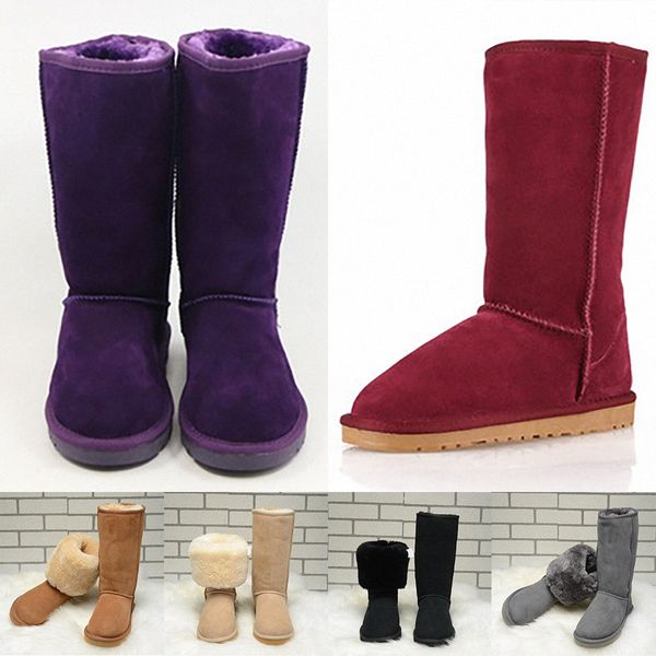 fashion winter long fur snow boots women suede leather over the knee shoes womens australia female tube boot, Black
fashion winter long fur snow boots women suede leather over the knee shoes womens australia female tube boot, Black