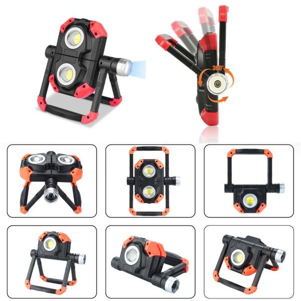 portable lanterns xanes 2xcob+led work light 1000lm 5 modes usb rechargeable 360° folding spotlights emergency flood power bank for fishing
portable lanterns xanes 2xcob+led work light 1000lm 5 modes usb rechargeable 360° folding spotlights emergency flood power bank for fishing
