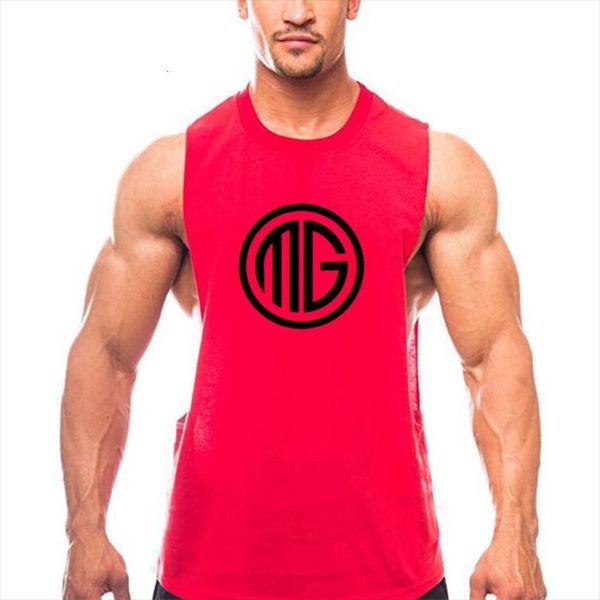 brand mens fitness tank bodybuiding clothing low cut side arm holes cotton activewear summer muscle vest, White;black
brand mens fitness tank bodybuiding clothing low cut side arm holes cotton activewear summer muscle vest, White;black
