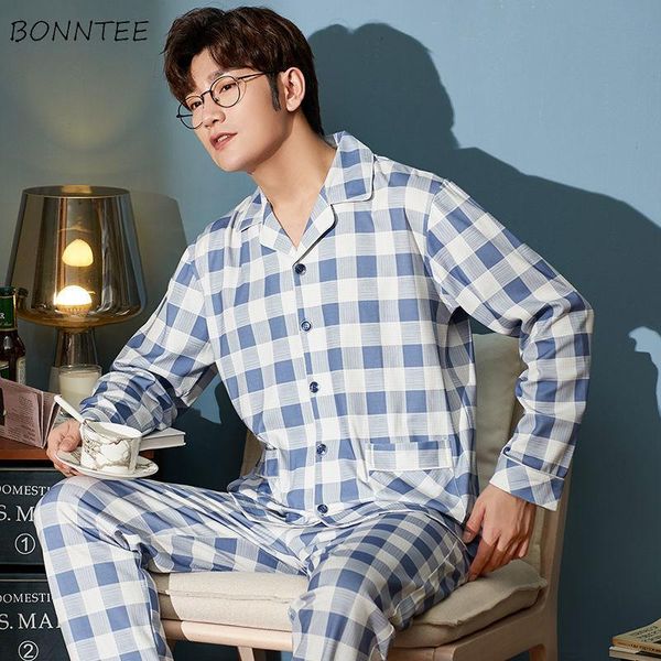 men's sleepwear autumn pajama sets men simple loose single breasted long sleeve pyjamas male turn down collar pockets cotton casual coz, Black;brown
men's sleepwear autumn pajama sets men simple loose single breasted long sleeve pyjamas male turn down collar pockets cotton casual coz, Black;brown
