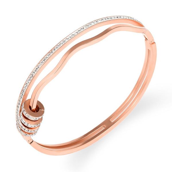 bangle 2021 special design double layer cross rose gold bracelet bangles trendy stainless steel cuff for women jewelry gift, Black
bangle 2021 special design double layer cross rose gold bracelet bangles trendy stainless steel cuff for women jewelry gift, Black