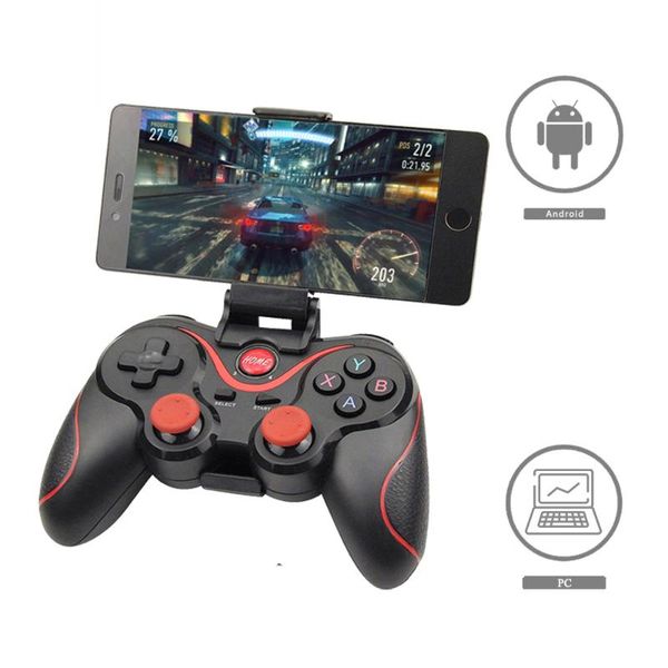 game controllers & joysticks wireless joystick gamepad pc controller remote bluetooth-compatible for mobile phone tablet tv box holder
game controllers & joysticks wireless joystick gamepad pc controller remote bluetooth-compatible for mobile phone tablet tv box holder