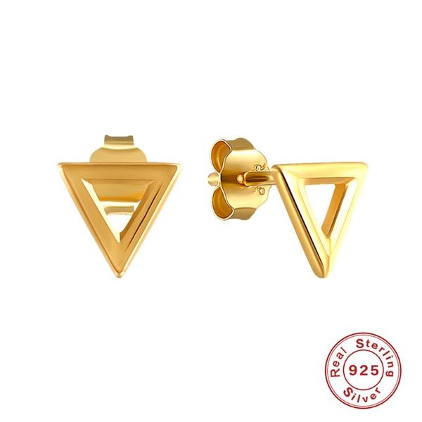 stud classic triangle s925 sterling silver earrings delicate trendy piercing for women female daily office jewelry, Golden;silver
stud classic triangle s925 sterling silver earrings delicate trendy piercing for women female daily office jewelry, Golden;silver