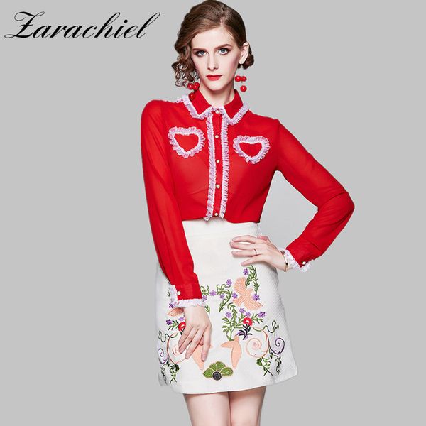 skirts lotus ee patchwork heart red shirt + flower embroidery skirt women two piece outfits summer ladies sweet casual suit set, Black
skirts lotus ee patchwork heart red shirt + flower embroidery skirt women two piece outfits summer ladies sweet casual suit set, Black