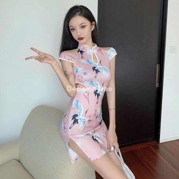 lady qipao chinese dress elegant women cheongsam mandarin collar vestidos oriental ethnic clothing, Red
lady qipao chinese dress elegant women cheongsam mandarin collar vestidos oriental ethnic clothing, Red