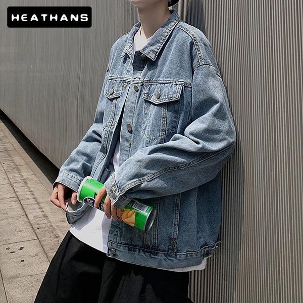 drop japanese harajuku denim jackets male youth korean loose handsome jacket plus size s-3xl men's blue slim jean, Black;brown
drop japanese harajuku denim jackets male youth korean loose handsome jacket plus size s-3xl men's blue slim jean, Black;brown