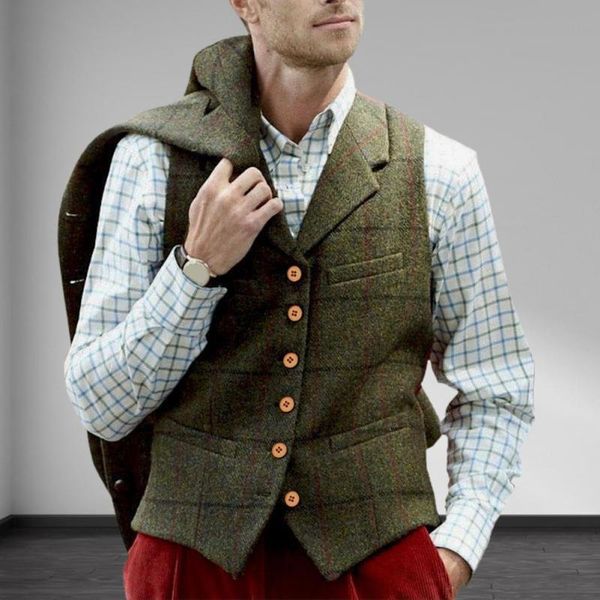 men's vests tweed suit business clothing for men striped waistcoat steampunk vest groomman wedding jacket 2021, Black;white
men's vests tweed suit business clothing for men striped waistcoat steampunk vest groomman wedding jacket 2021, Black;white