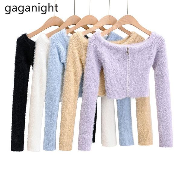 gaganight women sweater long sleeve big o neck fluzzy cozy kardigan solid fashon office lady cropped sweaters slim korean women's, White;black
gaganight women sweater long sleeve big o neck fluzzy cozy kardigan solid fashon office lady cropped sweaters slim korean women's, White;black