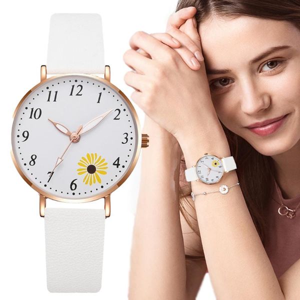 wristwatches fresh daisy design women watches fashion casual matching bracelet brand simple quartz leather clock gift, Slivery;brown
wristwatches fresh daisy design women watches fashion casual matching bracelet brand simple quartz leather clock gift, Slivery;brown