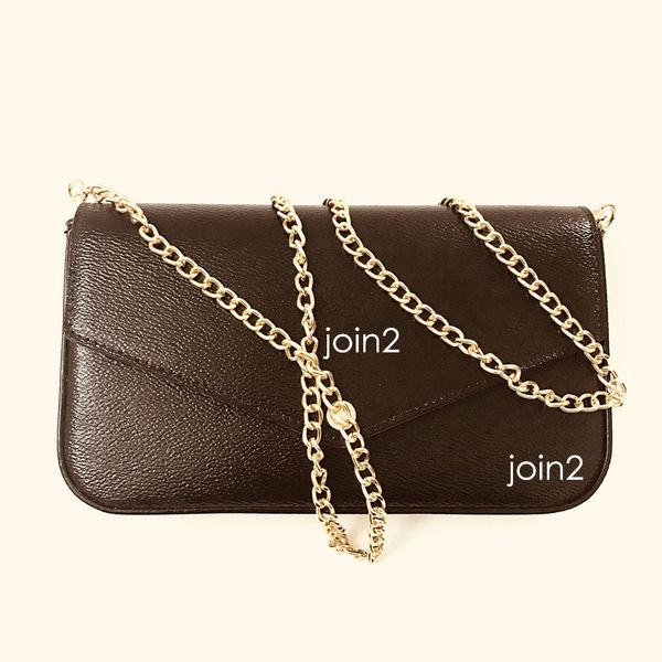 pochette felicie - women fashion stylish chain wallet cross body bag clutch shoulder bag in brown canvas zip pocket dust bag, Red;black
pochette felicie - women fashion stylish chain wallet cross body bag clutch shoulder bag in brown canvas zip pocket dust bag, Red;black