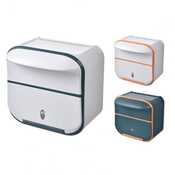 storage boxes & bins home hanging tissue box waterproof double layer multi-purpose adhesive toilet paper holder with drawer for washroom
storage boxes & bins home hanging tissue box waterproof double layer multi-purpose adhesive toilet paper holder with drawer for washroom