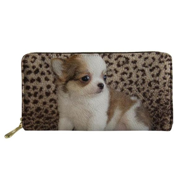 wallets coloranimal chihuahua printting women long clutch wallet large capacity holder female purse lady coin purses phone card, Red;black
wallets coloranimal chihuahua printting women long clutch wallet large capacity holder female purse lady coin purses phone card, Red;black