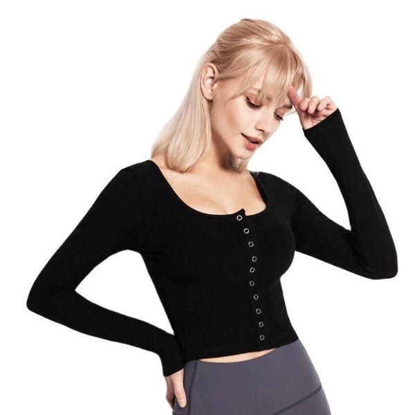 yoga shirt female full sleeve sport fitness sportswear for women t-shirts running workout clothes outfit
yoga shirt female full sleeve sport fitness sportswear for women t-shirts running workout clothes outfit