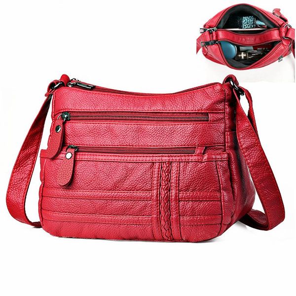 fashion women bag washed pu soft leather shoulder multi-layer crossbody bags quality small brand red handbag purse duffel
fashion women bag washed pu soft leather shoulder multi-layer crossbody bags quality small brand red handbag purse duffel