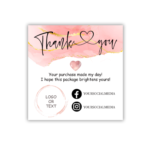 greeting cards personalized mini pink gold thank you for your order insert card small business modern packaging
greeting cards personalized mini pink gold thank you for your order insert card small business modern packaging