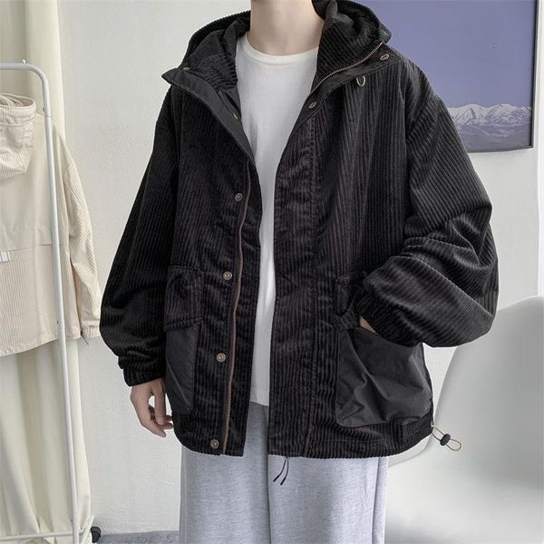 men's jackets neploha 2021 autumn casual solid color jacket streetwear loose cardigan hooded coat for men vantage neutral male coats, Black;brown
men's jackets neploha 2021 autumn casual solid color jacket streetwear loose cardigan hooded coat for men vantage neutral male coats, Black;brown