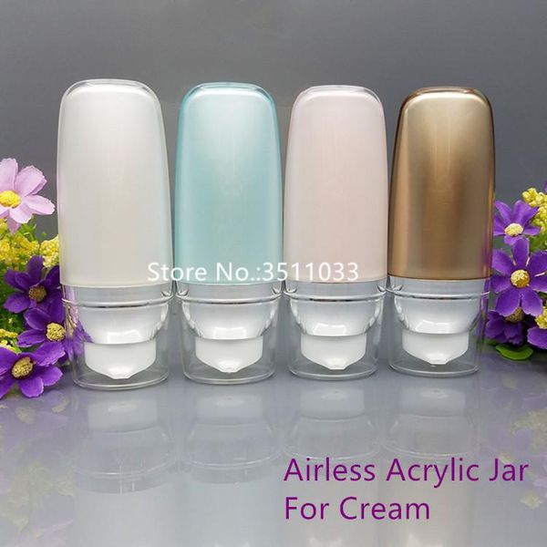 storage bottles & jars 20pcs 30ml 50ml airless bottle cosmetic mildy wash cream packing empty bb suncream squeeze acrylic tube
storage bottles & jars 20pcs 30ml 50ml airless bottle cosmetic mildy wash cream packing empty bb suncream squeeze acrylic tube