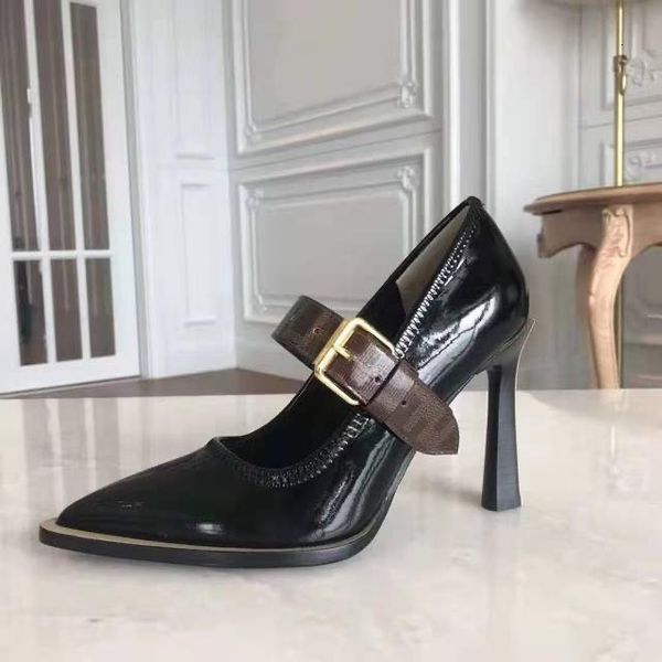 dress shoes fashion women pumps genuine leather high heels 10cm zapatos mujer pointed toe ladies party ankle strap pump s teis, Black
dress shoes fashion women pumps genuine leather high heels 10cm zapatos mujer pointed toe ladies party ankle strap pump s teis, Black