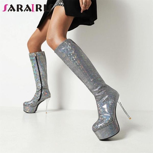 boots brand fashion wome knee high platform thin heels autumn party colorful thigh ladies shoes, Black
boots brand fashion wome knee high platform thin heels autumn party colorful thigh ladies shoes, Black