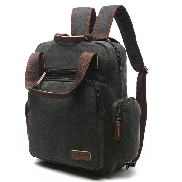 backpack canvas double shoulder computer bag fashion leisure student large capacity
backpack canvas double shoulder computer bag fashion leisure student large capacity