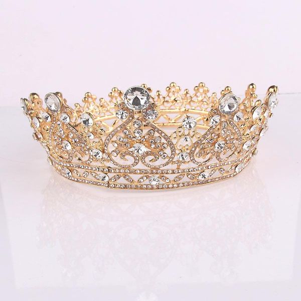 hair clips & barrettes bride rhinestone crown bridal tiaras elegant headband wedding headpiece accessories for women bn, Golden;silver 
hair clips & barrettes bride rhinestone crown bridal tiaras elegant headband wedding headpiece accessories for women bn, Golden;silver