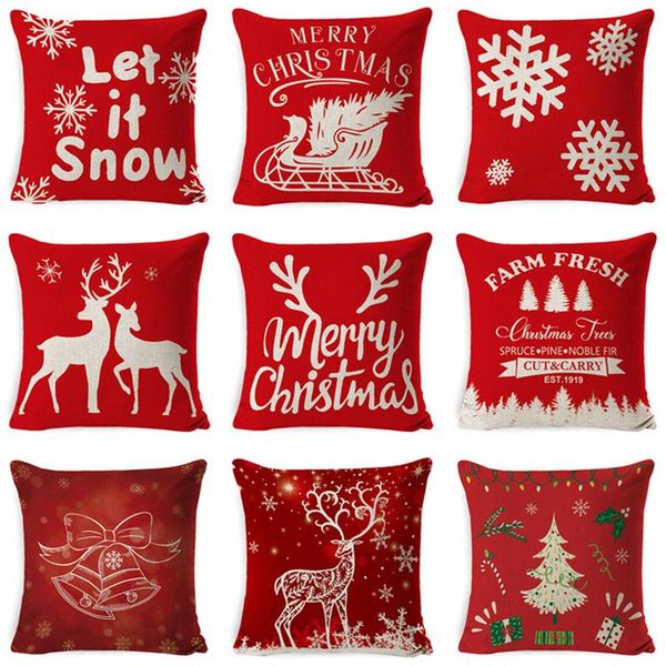 45x45cm red deer christmas cushion cover decorative ornament for home decor 2021 xmas year gift decorations cushion/decorative pillow
45x45cm red deer christmas cushion cover decorative ornament for home decor 2021 xmas year gift decorations cushion/decorative pillow
