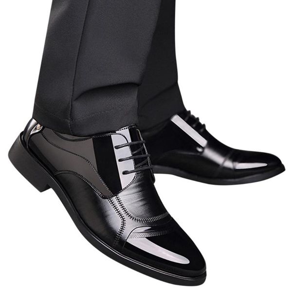 dress shoes 2021 men's formal leather business ankle vintage men outdoor casual solid shoe#, Black
dress shoes 2021 men's formal leather business ankle vintage men outdoor casual solid shoe#, Black