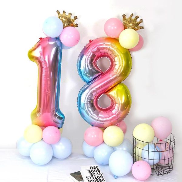 party decoration 14pcs/set birthday balloons set rainbow number foil kids 1st decorations happy balloon
party decoration 14pcs/set birthday balloons set rainbow number foil kids 1st decorations happy balloon