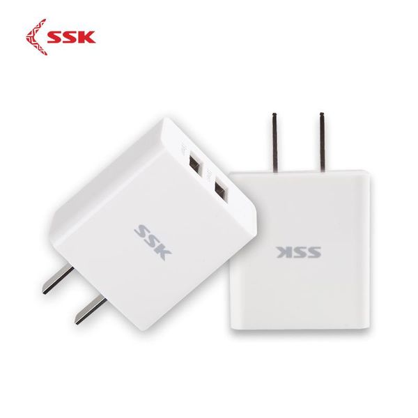 hubs ssk 5v/2.4a dc adapter usb wall charger portable 2 ports travel eu/us plug for smart devices white
hubs ssk 5v/2.4a dc adapter usb wall charger portable 2 ports travel eu/us plug for smart devices white