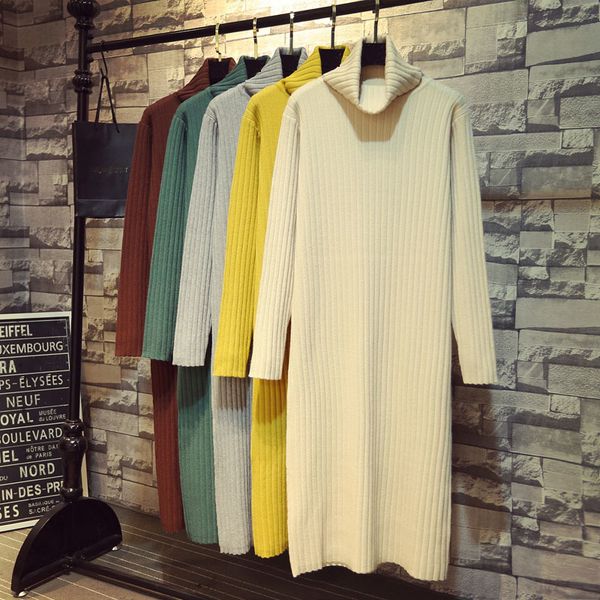 casual dresses autumn korean-style rib knitted turtleneck long fashion women knit sleeve loose over the knee sweater a4rs, Black;gray
casual dresses autumn korean-style rib knitted turtleneck long fashion women knit sleeve loose over the knee sweater a4rs, Black;gray