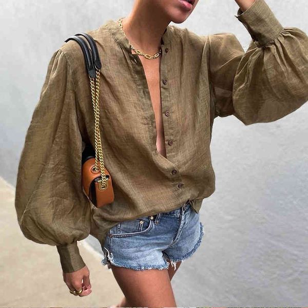 vintage lantern sleeves button women shirts summer high street solid blouses chic style elegant fashion lady retro shirts 210514, White
vintage lantern sleeves button women shirts summer high street solid blouses chic style elegant fashion lady retro shirts 210514, White