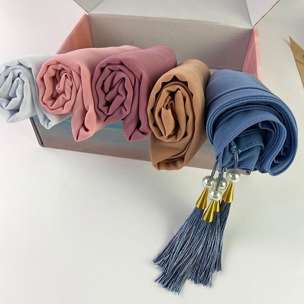 ethnic clothing designer bubble chiffon hijab beaded pearls scarf with tassel solid color muslim shawls headband islamic headscarf box foula, Red
ethnic clothing designer bubble chiffon hijab beaded pearls scarf with tassel solid color muslim shawls headband islamic headscarf box foula, Red
