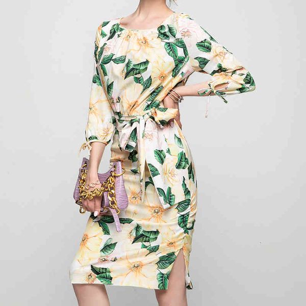 summer style retro printing flower three-quarters thin-fitting quality dress women's clothes, Black;gray
summer style retro printing flower three-quarters thin-fitting quality dress women's clothes, Black;gray