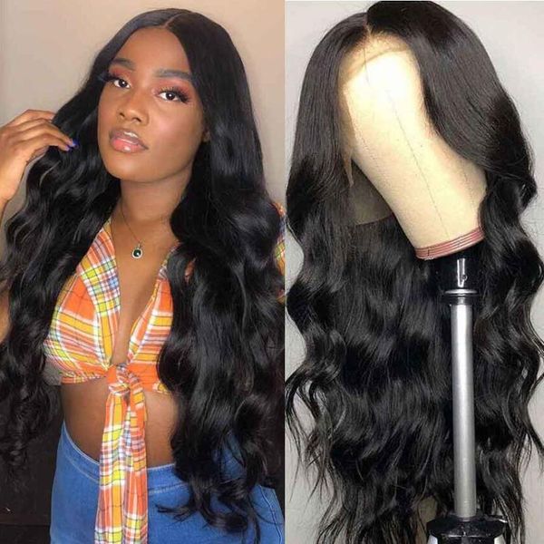 inch 13x4 lace frontal human hair wigs body wave brazilian front for black women remy, Black;brown
inch 13x4 lace frontal human hair wigs body wave brazilian front for black women remy, Black;brown