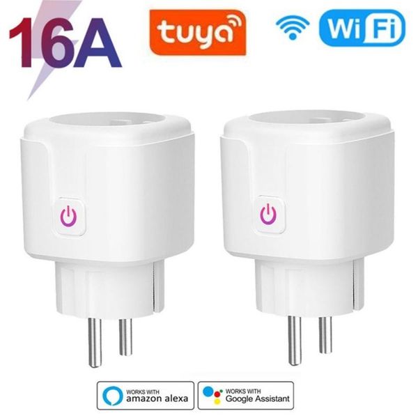 smart home control tuya wifi plug 16a eu power monitor timer socket remote voice work with alexa google
smart home control tuya wifi plug 16a eu power monitor timer socket remote voice work with alexa google