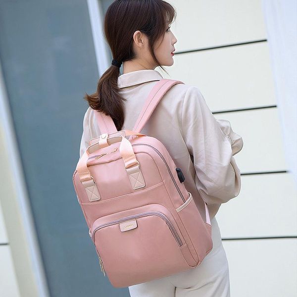 backpack men & women waterproof usb charging function fashion oxford nylon fabric 13 15 inch lapbag travel
backpack men & women waterproof usb charging function fashion oxford nylon fabric 13 15 inch lapbag travel