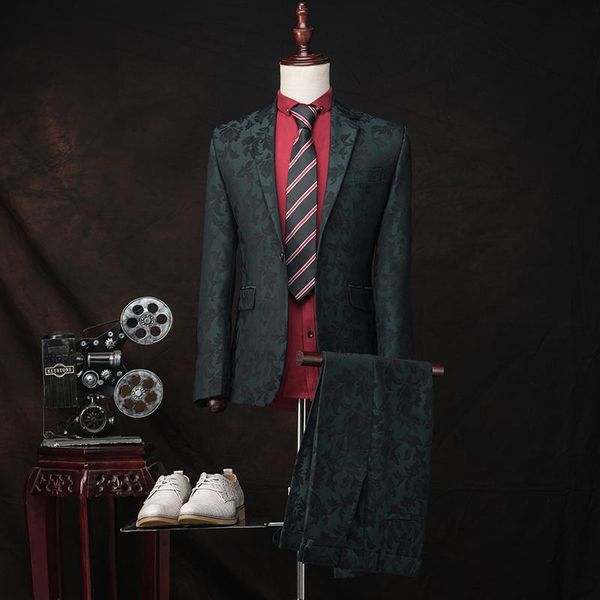 costume homme fashion custom men suit terno masculino jacket + pants slim blue grid men's blazers groom wedding dress suits &, White;black
costume homme fashion custom men suit terno masculino jacket + pants slim blue grid men's blazers groom wedding dress suits &, White;black