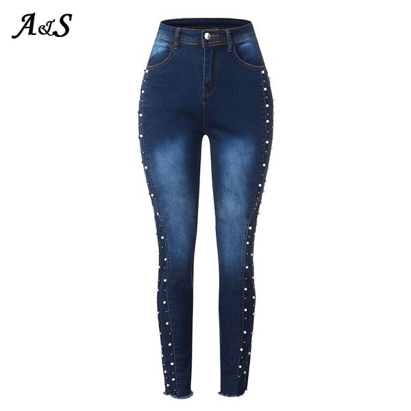 women's jeans anbenser beading high waist ladies skinny stretch pencil pants denim trousers female plus size s-xxl 79uq, Blue
women's jeans anbenser beading high waist ladies skinny stretch pencil pants denim trousers female plus size s-xxl 79uq, Blue