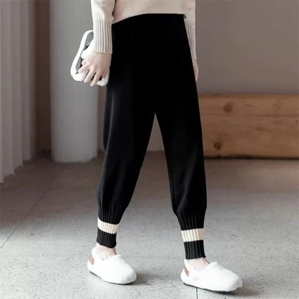 women's pants & capris wide for women knitting casual loose tie feet harem thickening winter autumn 2021 clothing, Black;white
women's pants & capris wide for women knitting casual loose tie feet harem thickening winter autumn 2021 clothing, Black;white